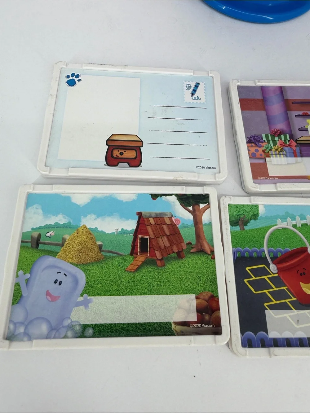 Blues Clues & You Mail Time Mailbox Talking with 5 Letters Mail Pieces Works